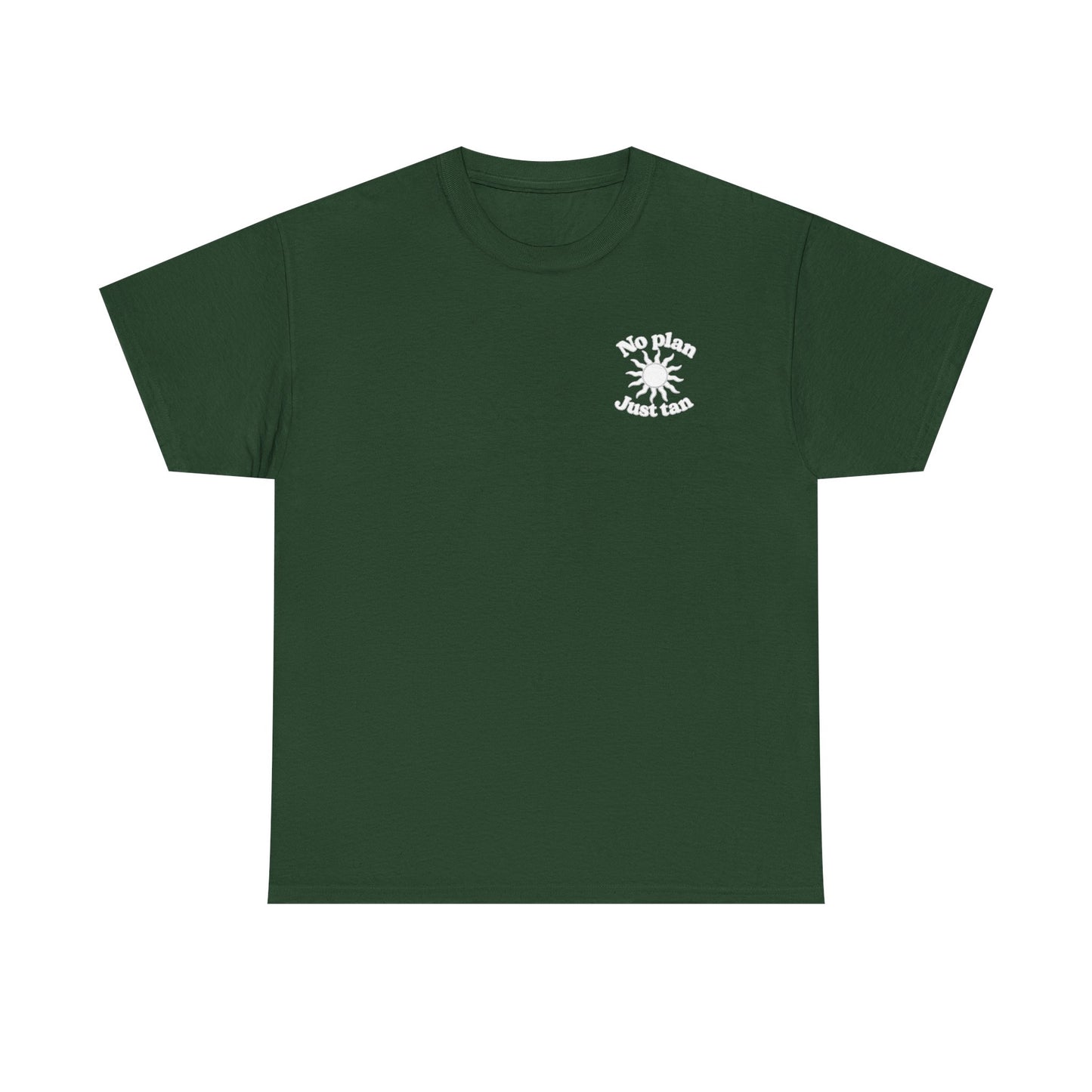 No Plan. Just Tan. | Beach & Lake Life Graphic T-Shirt