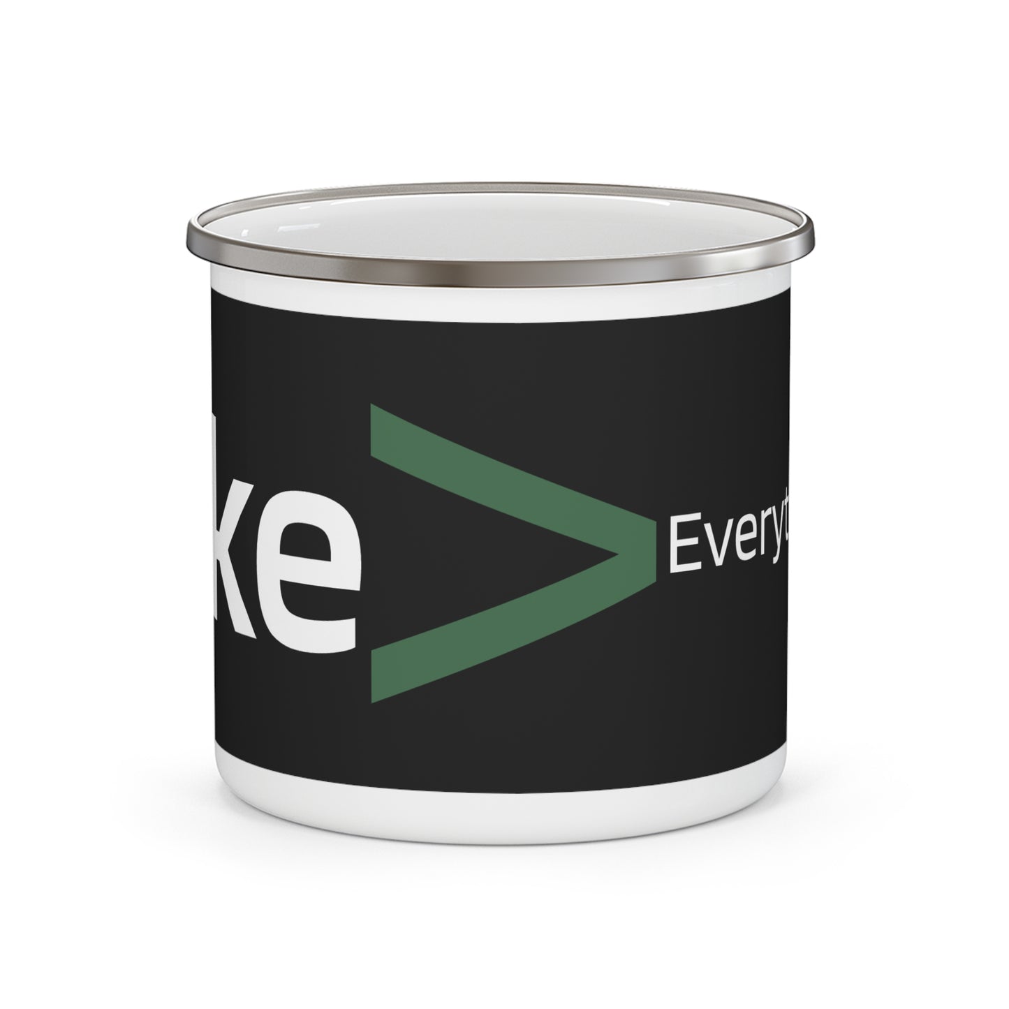 Lake Is More Important Than Everything Else Enamel Camping Mug | Camping Coffee Cup