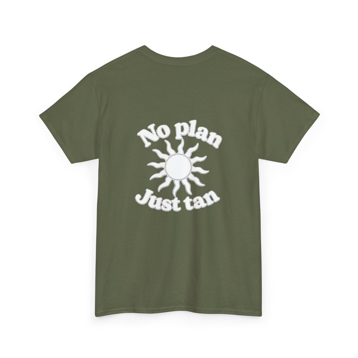 No Plan. Just Tan. | Beach & Lake Life Graphic T-Shirt