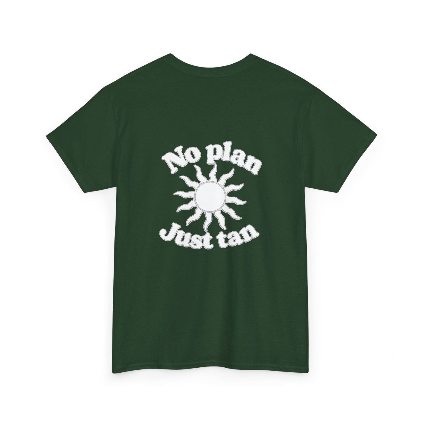No Plan. Just Tan. | Beach & Lake Life Graphic T-Shirt