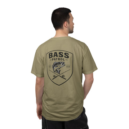 Bass Patrol Fishing Badge T-Shirt | Bass Fishing Shirt