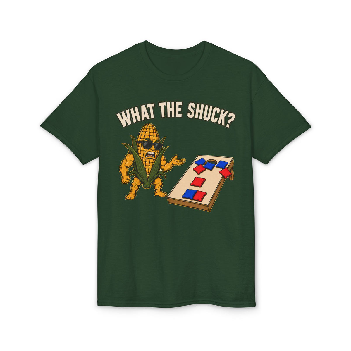 What the Shuck | Funny Cornhole T-Shirt