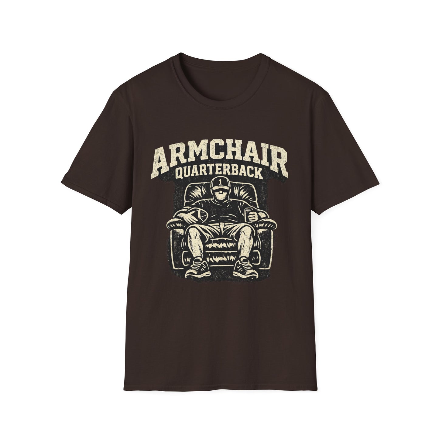 Armchair Quarterback T-Shirt | Funny Football Fan Graphic Tee