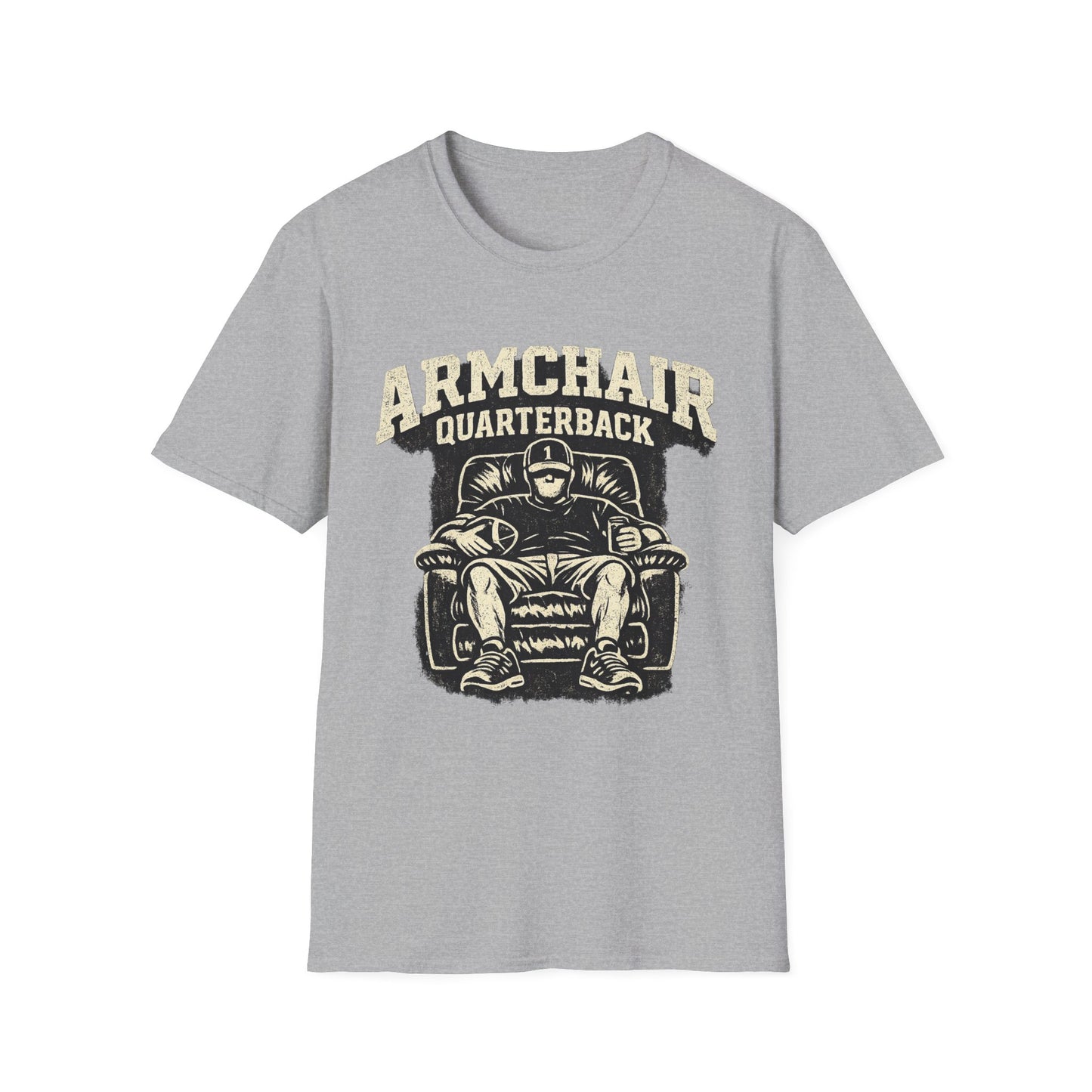 Armchair Quarterback T-Shirt | Funny Football Fan Graphic Tee