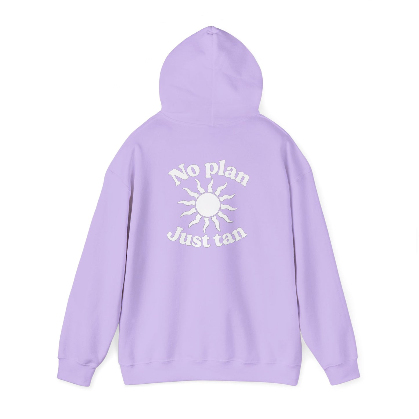 No Plans. Just Tan. Hoodie | Beach Graphic Pullover Hoodie