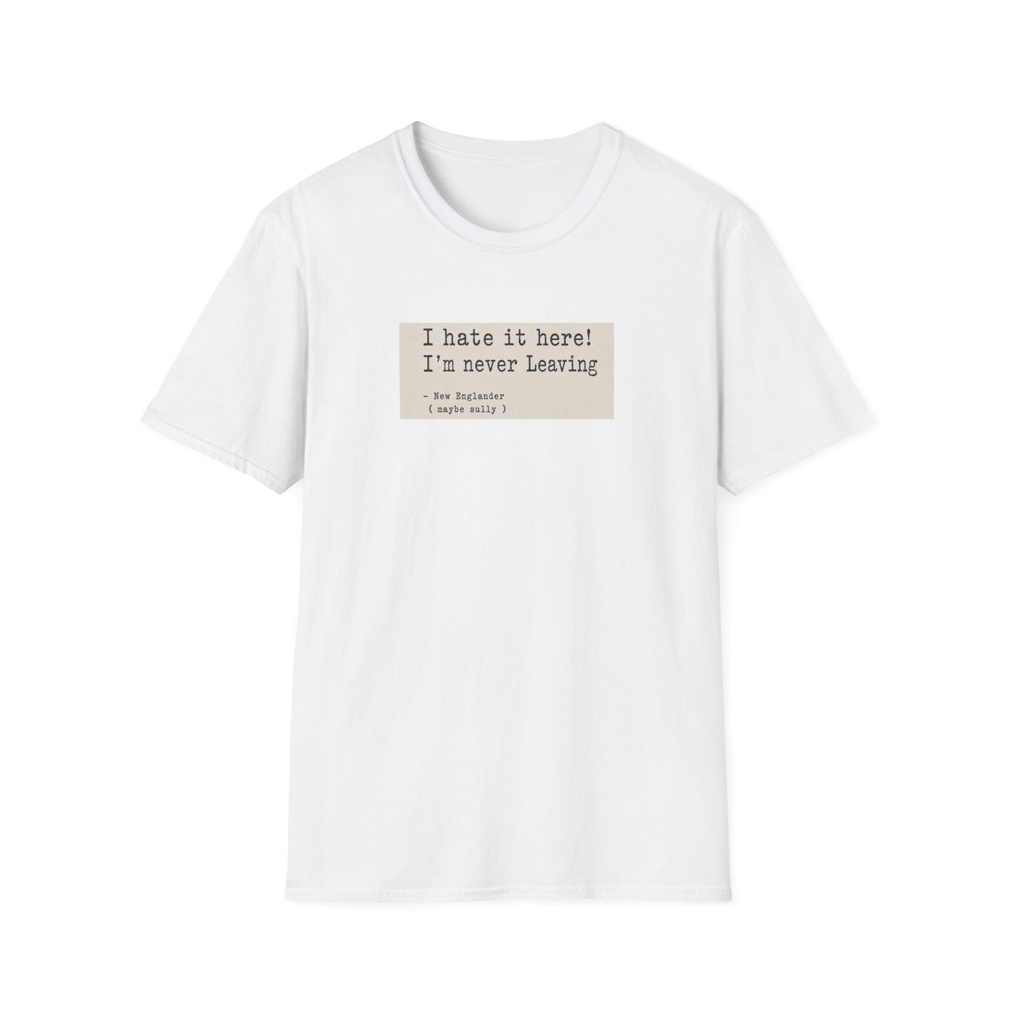 I Hate It Here. I'm Never Leaving. | New England Weather T-Shirt