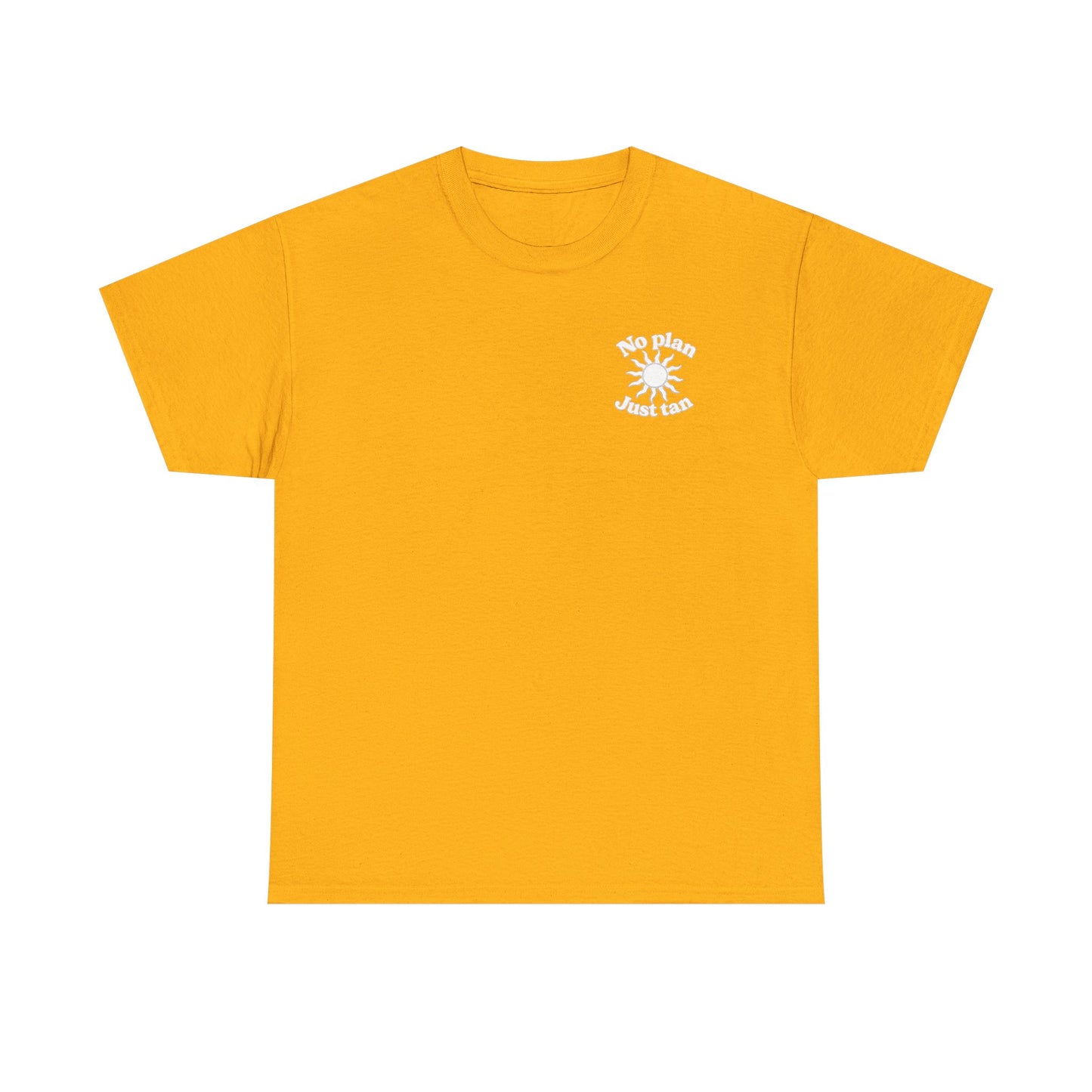 No Plan. Just Tan. | Beach & Lake Life Graphic T-Shirt