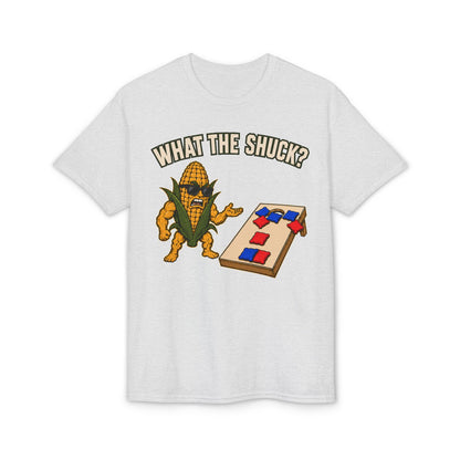 What the Shuck | Funny Cornhole T-Shirt