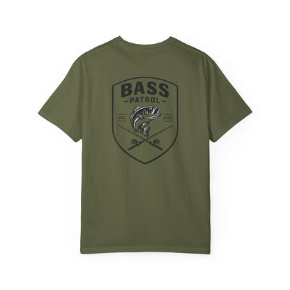 Bass Patrol Fishing Badge T-Shirt | Bass Fishing Shirt
