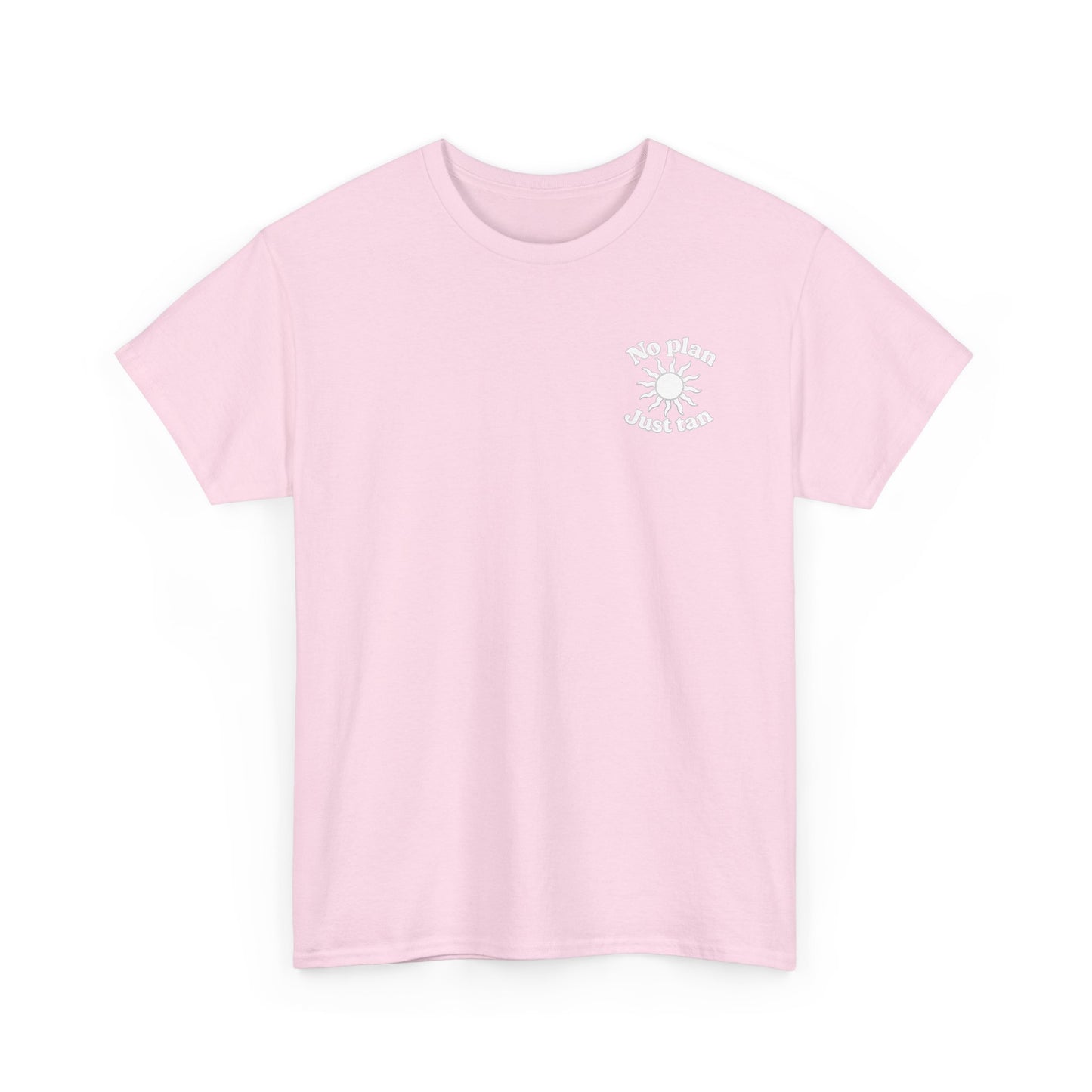 No Plan. Just Tan. | Beach & Lake Life Graphic T-Shirt
